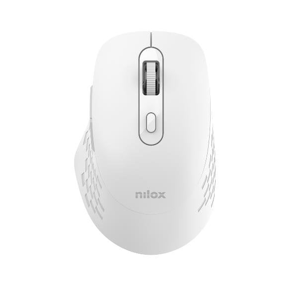 EAN 8431775136434 - Nilox RATON DUAL WIRELESS 1600 DPI BLANCO ratón Oficina Bluetooth + USB Type-A Óptico imagen 1