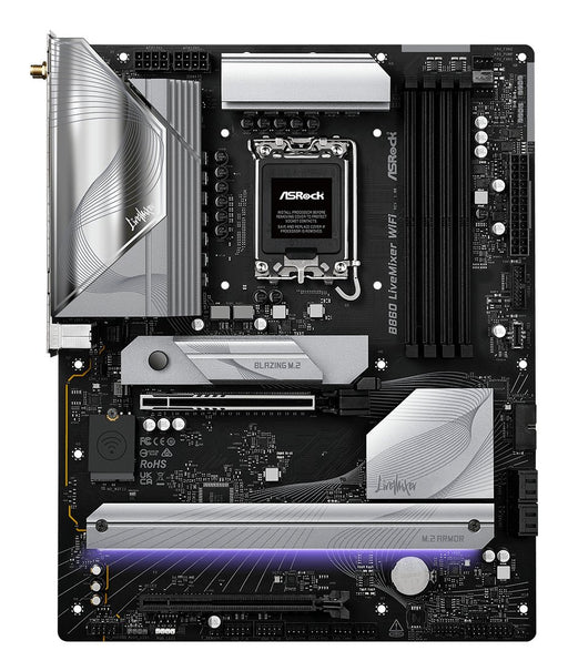 EAN 4711581490147 - Asrock B860 LiveMixer WiFi Intel B860 LGA 1851 (Socket V1) ATX imagen 2
