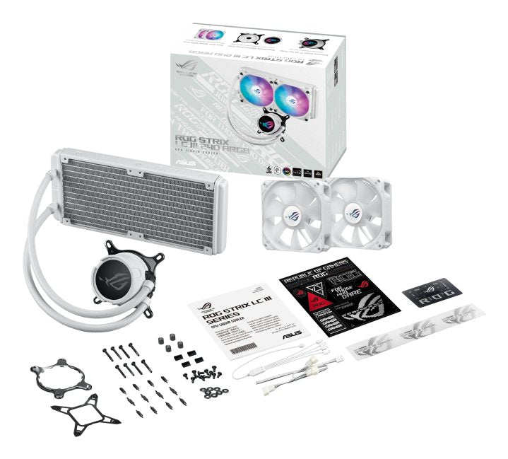 EAN 4711387453117 - ASUS ROG Strix LC III 240 ARGB White Edition Procesador Kit de refrigeración líquida 12 cm Blanco imagen 8