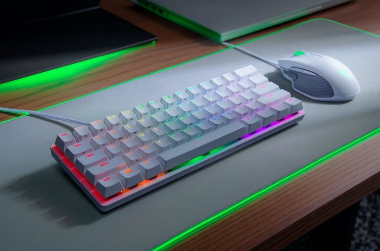 EAN 0811659037619 - Razer Huntsman Mini teclado Juego USB QWERTY Internacional de EE.UU. Blanco imagen 2