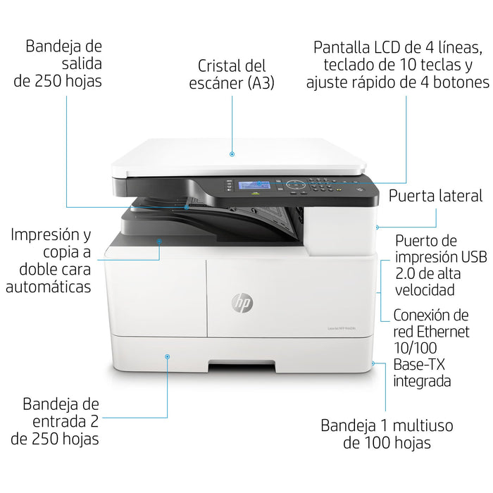 EAN 0194441017663 - HP LaserJet M442dn Laser A3 1200 x 1200 DPI 24 ppm imagen 7