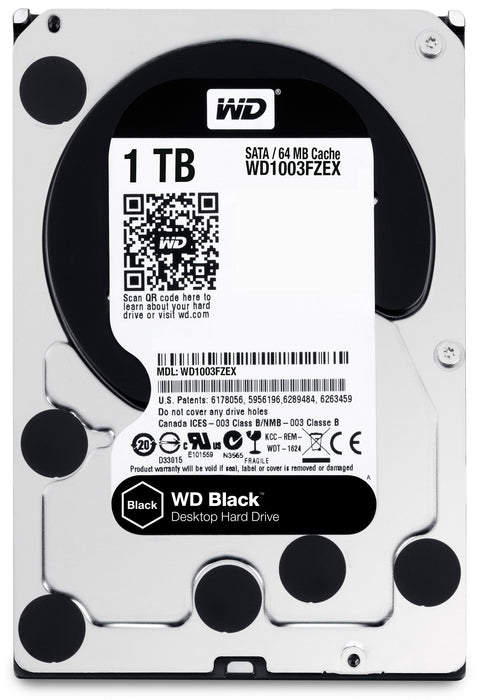 EAN 0718037786469 - Western Digital Black disco duro interno 1 TB 7200 RPM 64 MB 3.5" Serial ATA III imagen 3