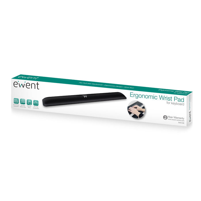 EAN 8054392618246 - Ewent EW3180 descansa muñecas Poliéster, Caucho Negro imagen 5