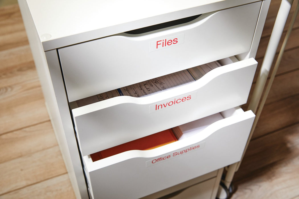 EAN 5411313450157 - DYMO D1 Standard - Red on White - 12mm cinta para impresora de etiquetas imagen 10