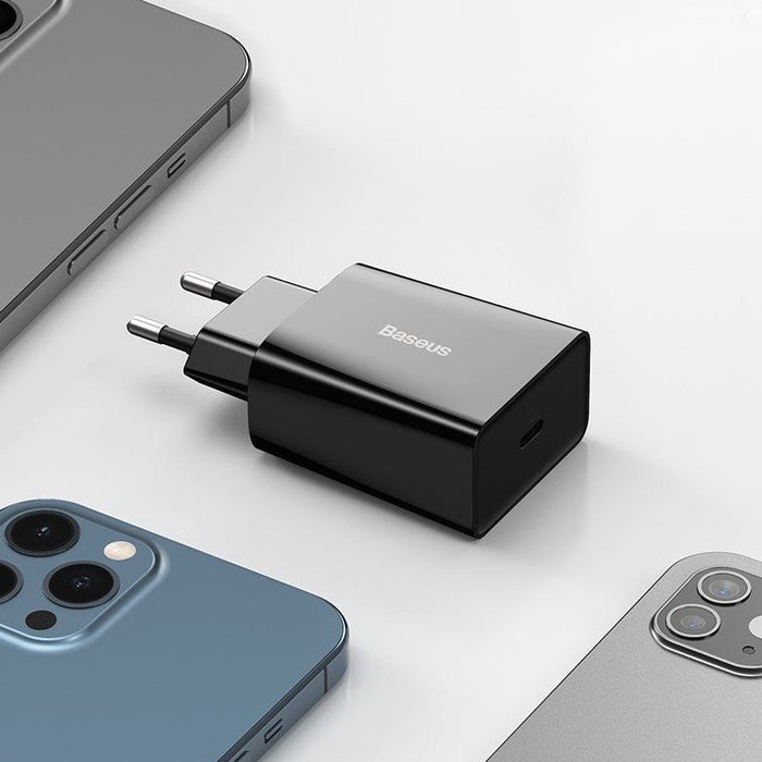 EAN 6953156201699 - Baseus Speed Mini Smartphone Negro Corriente alterna Carga rápida Interior imagen 3