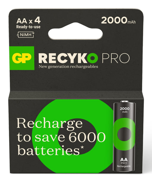 EAN 4891199223167 - GP Batteries ReCyko Pro GPRCP200AA167C4 pila doméstica Batería recargable AA Níquel-metal hidruro (NiMH) imagen 1