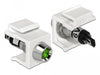 EAN 4043619864485 - DeLOCK 86448 conector Keystone LED Negro, Verde, Acero inoxidable, Blanco imagen 1