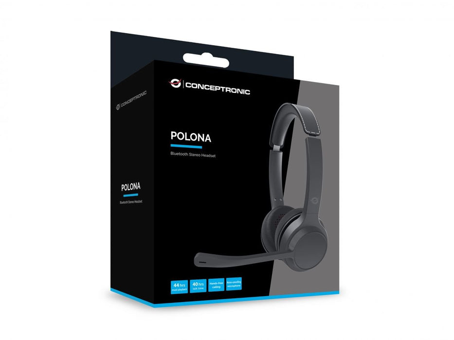 EAN 4015867234334 - Conceptronic POLONA04B auricular y casco Auriculares Inalámbrico y alámbrico Diadema Llamadas/Música USB  imagen 6