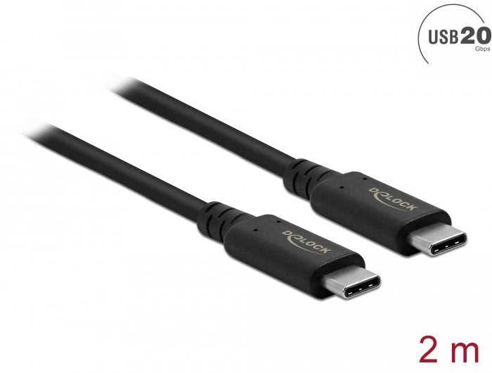 EAN 4043619869800 - DeLOCK 86980 cable USB USB4 Gen 2x2 USB C Negro imagen 2