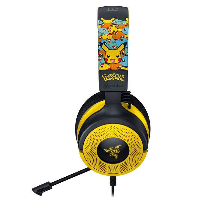 EAN 8887910061541 - Razer Kraken V4 X Pokemon Auriculares Alámbrico Diadema Juego USB Type-C / USB Type-A Negro, Amarillo imagen 2