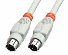 EAN 4002888315326 - Lindy 8 Pin Mini DIN Cable 2 m cable paralelo Gris imagen 1