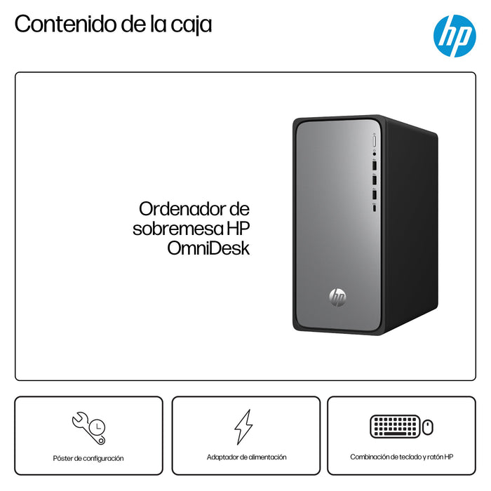 EAN 199764264374 - HP OmniDesk Desktop M02-0015ns PC Intel® Core™ i5 i5-14400 16 GB DDR5-SDRAM FreeDOS Torre Plata imagen 10