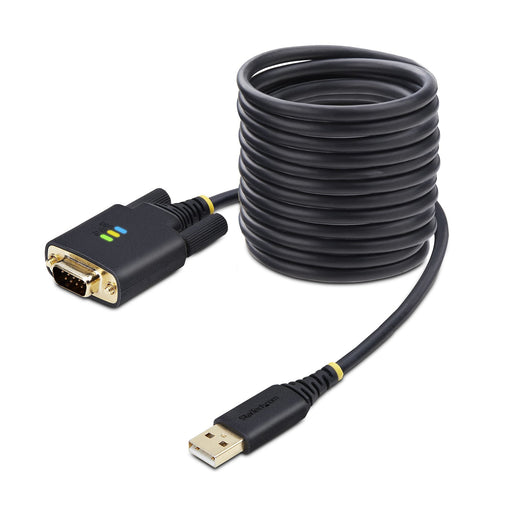 EAN 0065030898331 - StarTech.com 1P10FFC-USB-SERIAL cable de serie Negro USB tipo A DB-9 imagen 1