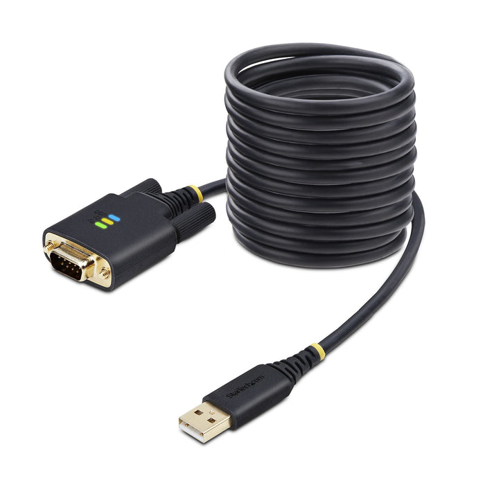 EAN 0065030898331 - StarTech.com 1P10FFC-USB-SERIAL cable de serie Negro USB tipo A DB-9 imagen 1