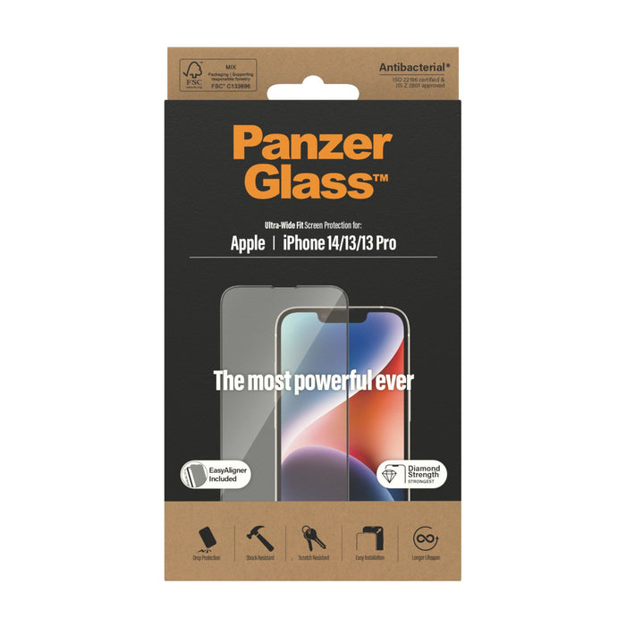 EAN 5711724027833 - PanzerGlass ® Screen Protector iPhone 14 | 13 | 13 Pro | Ultra-Wide Fit w. EasyAligner Protector de panta imagen 3