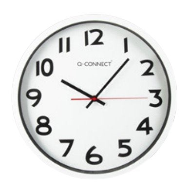 EAN 5705831155916 - Q-CONNECT KF15591 reloj de mesa o pared Reloj analógico Alrededor Blanco imagen 1