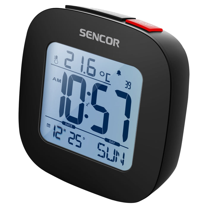 EAN 8590669218523 - Sencor SDC 1200 B despertador Reloj despertador digital Negro imagen 1