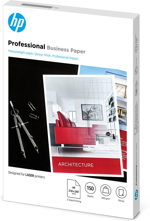 EAN 0193905504916 - HP Professional Laser Glossy FSC Paper 200 gsm-150 sht/A4/210 x 297 mm papel para impresora de inyección  imagen 2