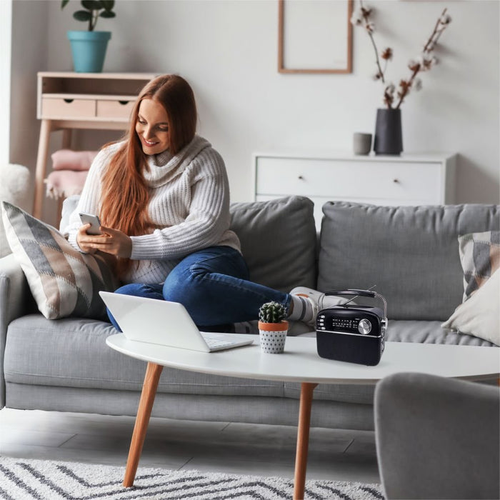 EAN 5902510685553 - Manta RDI918B radio Personal Analógica Negro, Plata imagen 4