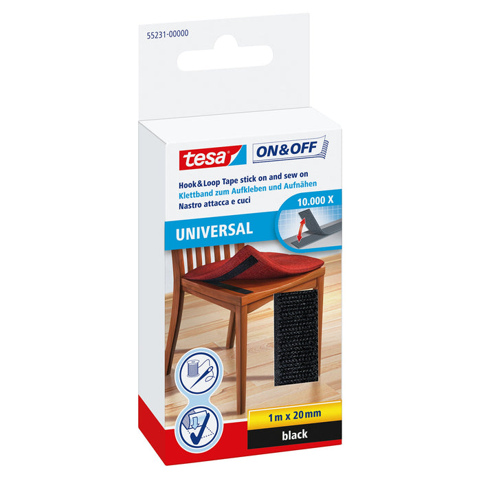 EAN 4042448859570 - TESA 55231-00000 velcro Negro 1 pieza(s) imagen 1