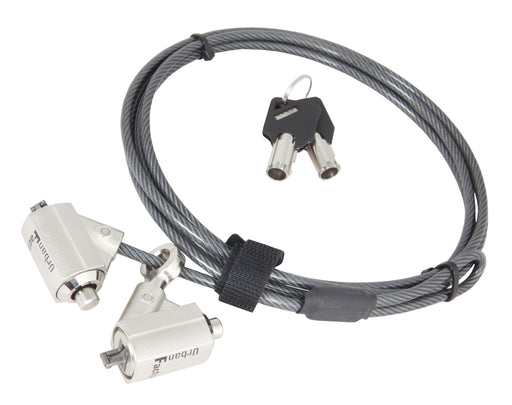 EAN 3760170846002 - Urban Factory CRS02UF cable antirrobo Negro 2 m imagen 1