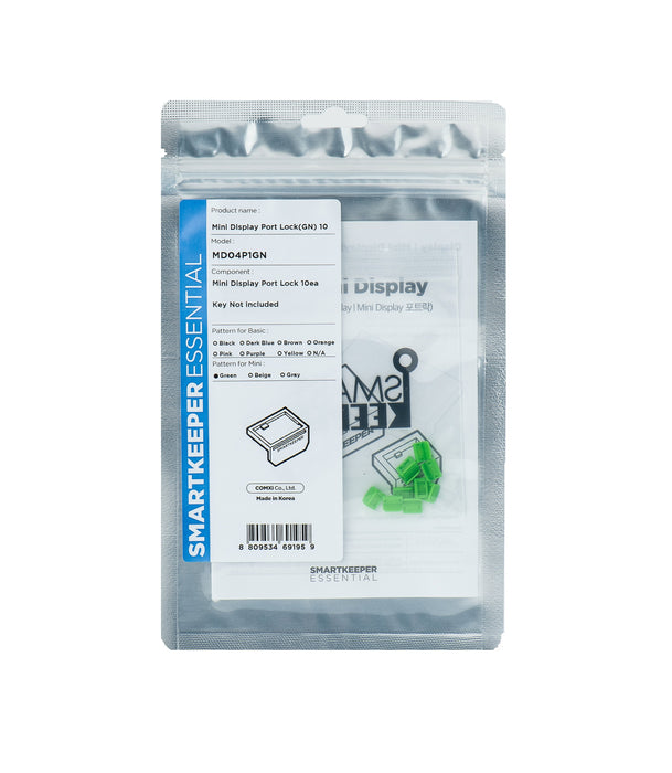 EAN 8809534691959 - Smartkeeper MD04P1GN bloqueador de puerto DisplayPort Verde 10 pieza(s) imagen 2