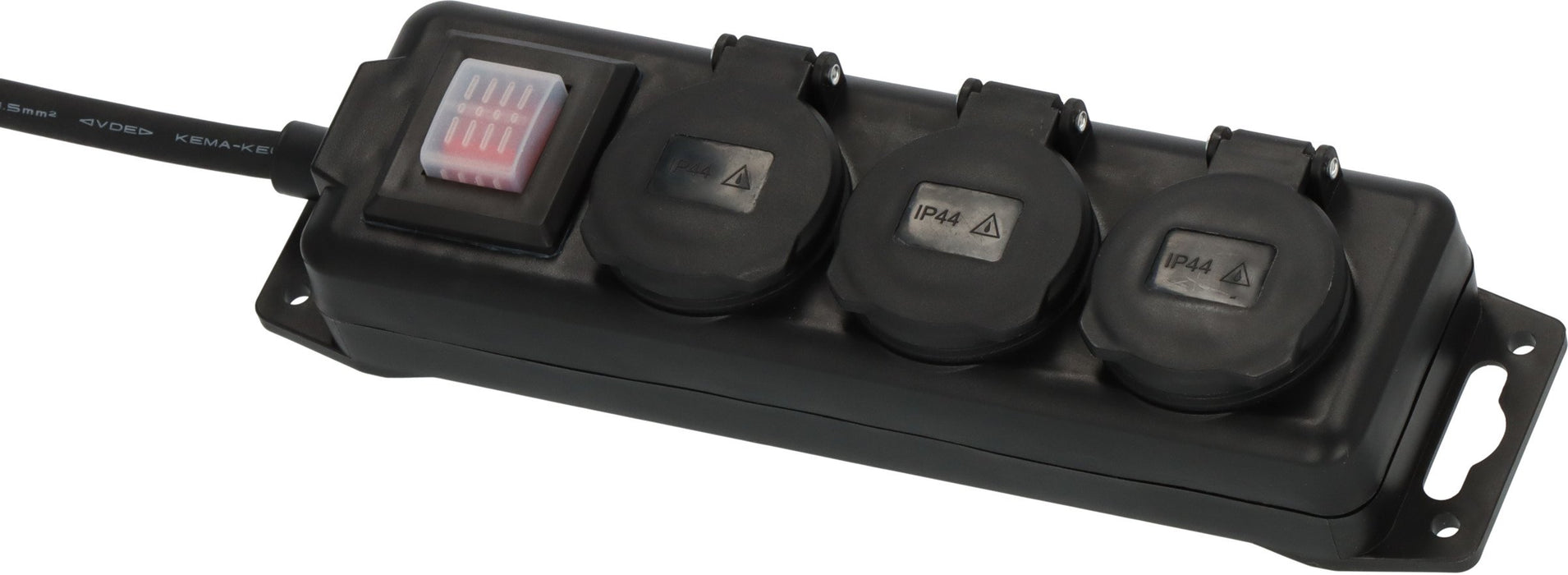 EAN 4007123684328 - Brennenstuhl 1159950013 base múltiple 2 m 3 salidas AC Interior / exterior Negro imagen 5
