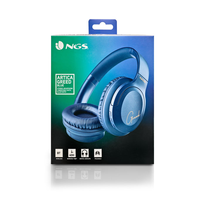 EAN 8435430621471 - NGS ARTICA GREED Auriculares Inalámbrico y alámbrico Diadema Llamadas/Música USB Tipo C Bluetooth Azul imagen 9