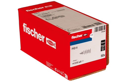 EAN 4048962504859 - Fischer 570347 tornillo de anclaje y taco 50 pieza(s) Enchufe de pared 50 mm imagen 2