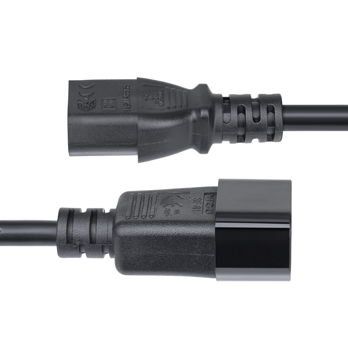 EAN 0065030920506 - StarTech.com PXTC13C141415FEU cable de transmisión Negro 4,57 m C14 acoplador C13 acoplador imagen 4