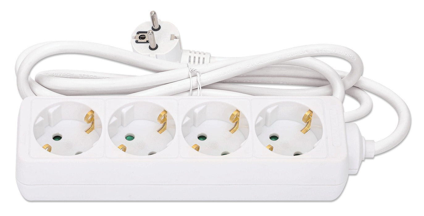 EAN 0766623167802 - Manhattan 167802 base múltiple 2 m 4 salidas AC Interior Blanco imagen 5