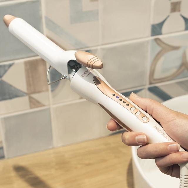 EAN 8435484043304 - Cecotec Bamba SurfCare Curly Rizador de pelo Caliente Plata, Blanco imagen 3