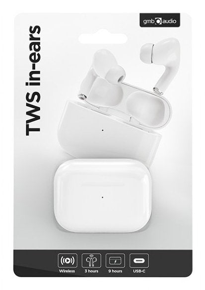 EAN 8716309134552 - Gembird GMB Audio TWS-03-W auricular y casco Auriculares True Wireless Stereo (TWS) Dentro de oído Llamad imagen 3
