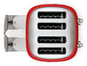 EAN 8017709263355 - Smeg TSF03RDEU tostadora 6 4 rebanada(s) 2000 W Rojo imagen 5
