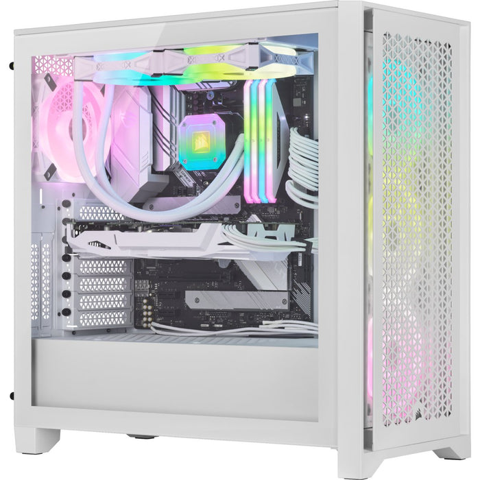EAN 0840006694328 - Corsair iCUE 4000D RGB Midi Tower Blanco imagen 7