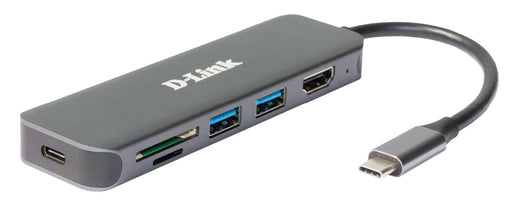 EAN 0790069468582 - D-Link DUB-2327 base para portátil y replicador de puertos Alámbrico USB Tipo C Gris imagen 1