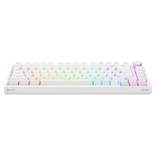 EAN 5905106070153 - Savio ASTRAL WHITE JADE teclado Juego USB QWERTY Internacional de EE.UU. Blanco imagen 2