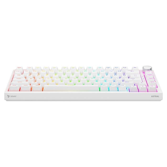 EAN 5905106070153 - Savio ASTRAL WHITE JADE teclado Juego USB QWERTY Internacional de EE.UU. Blanco imagen 2