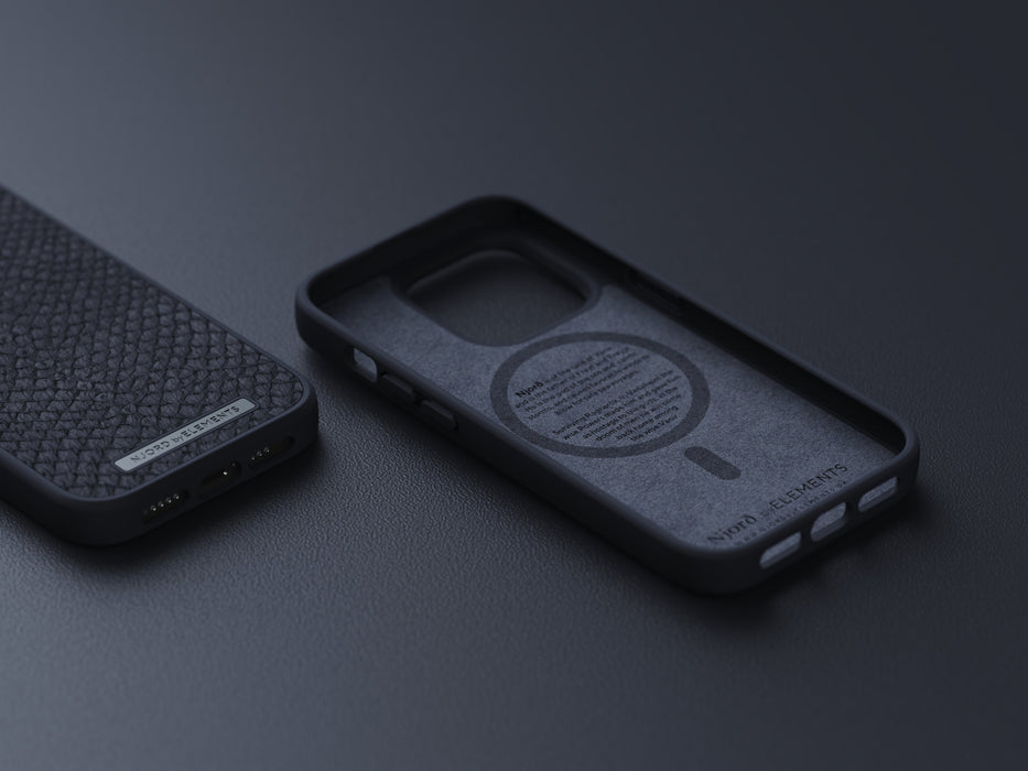 EAN 8720574621129 - Njord byELEMENTS Salmon Leather Magsafe funda para teléfono móvil 15,5 cm (6.1") Negro imagen 21