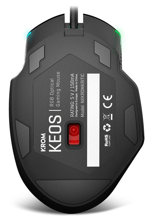 EAN 8436587970665 - Krom Keos ratón Juego mano derecha USB tipo A Óptico 6400 DPI imagen 2