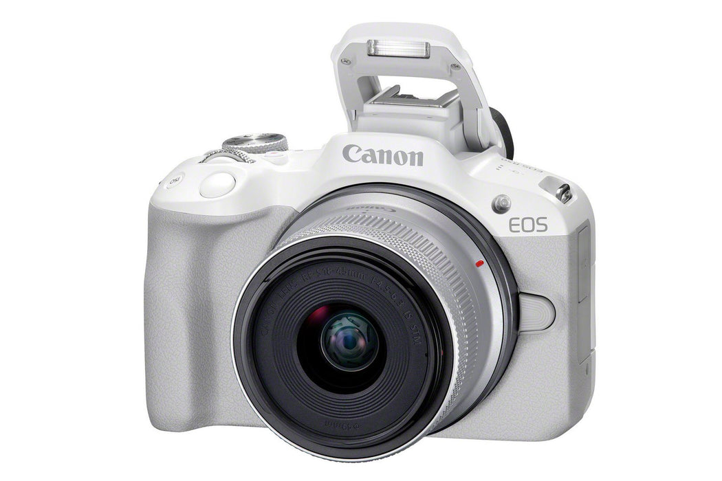 EAN 4549292205282 - Canon EOS R50, White + RF-S 18-45mm F4.5-6.3 IS STM Kit MILC 24,2 MP CMOS 6000 x 4000 Pixeles Blanco imagen 10