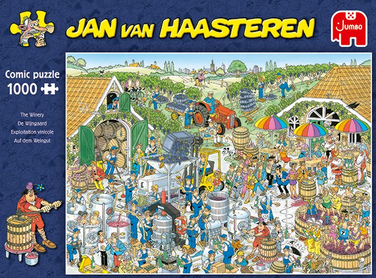 EAN 8710126190951 - Jan van Haasteren 19095 puzzle Puzzle rompecabezas 1000 pieza(s) Cómics imagen 6