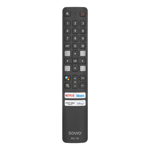 EAN 5901986048008 - Savio RC-15 universal remote control/replacement for TCL SMART TV mando a distancia IR inalámbrico Botone imagen 1