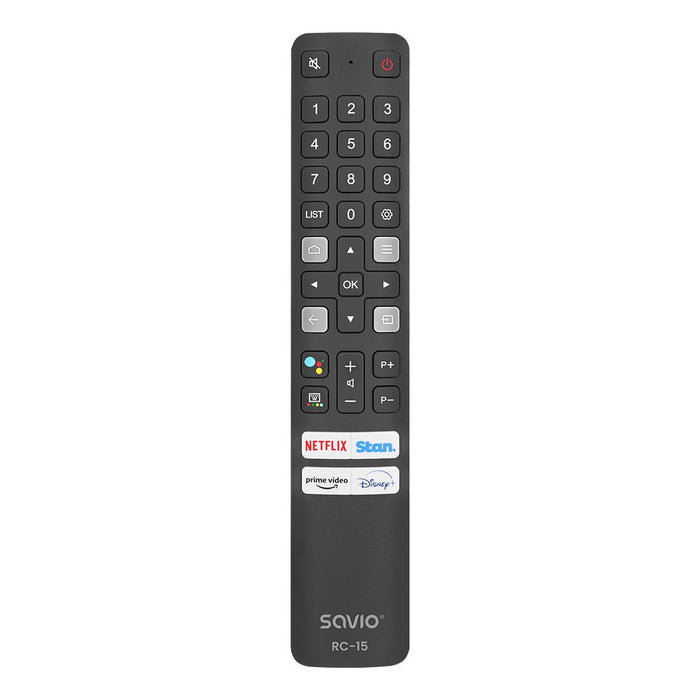 EAN 5901986048008 - Savio RC-15 universal remote control/replacement for TCL SMART TV mando a distancia IR inalámbrico Botone imagen 1