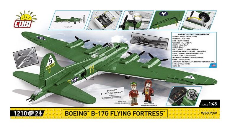 EAN 5902251057503 - COBI Boeing B-17G Flying Fortress imagen 10
