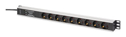 EAN 4016032501657 - Digitus DN-95438 unidad de distribución de energía (PDU) 9 salidas AC 1U Negro, Plata imagen 1