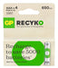EAN 4891199223082 - GP Batteries ReCyko Pro GPRCK65AAA082C2 pila doméstica Batería recargable AAA Níquel-metal hidruro (NiMH) imagen 1