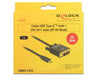 EAN 4043619853205 - DeLOCK 1m, USB-C/DVI 24+1 Adaptador gráfico USB 3840 x 2160 Pixeles Negro imagen 3