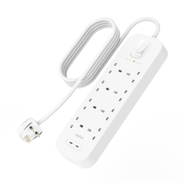 EAN 0745883855667 - Belkin Connect Blanco 8 salidas AC 2 m imagen 3