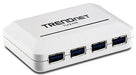 EAN 0710931302332 - Trendnet TU3-H4 hub de interfaz 5000 Mbit/s Blanco imagen 1